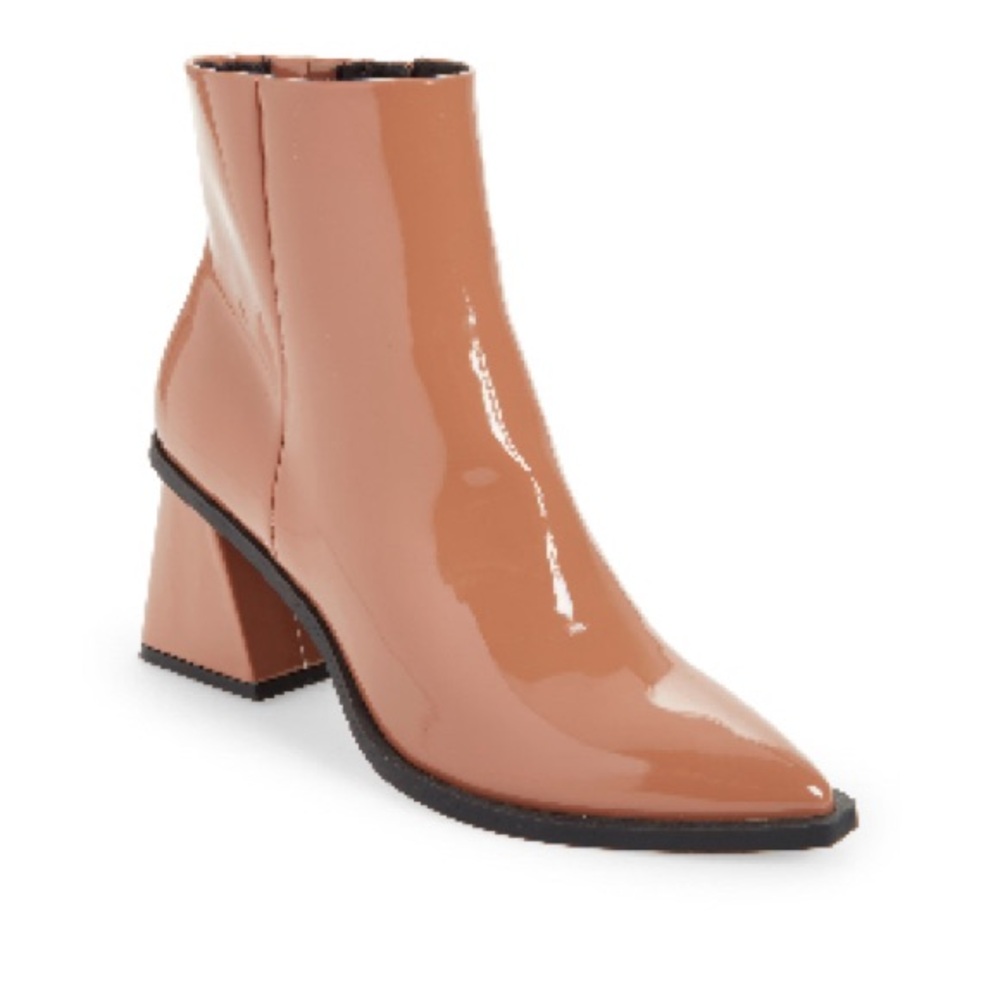NEW BP NORDSTROM BRAND LOREN POINTED TOE PATENT BOOTS SZ 5.5